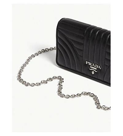 prada diagramme mini impunture quilted leather crossbody wallet bag|Prada Diagramme Mini Bag .